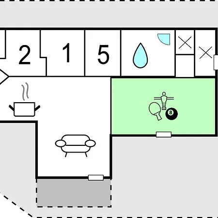 Ferienhaus Five-bedroom In *